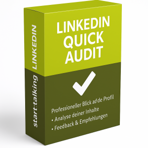Start Talking Produkt LinkedIn Quick Audit